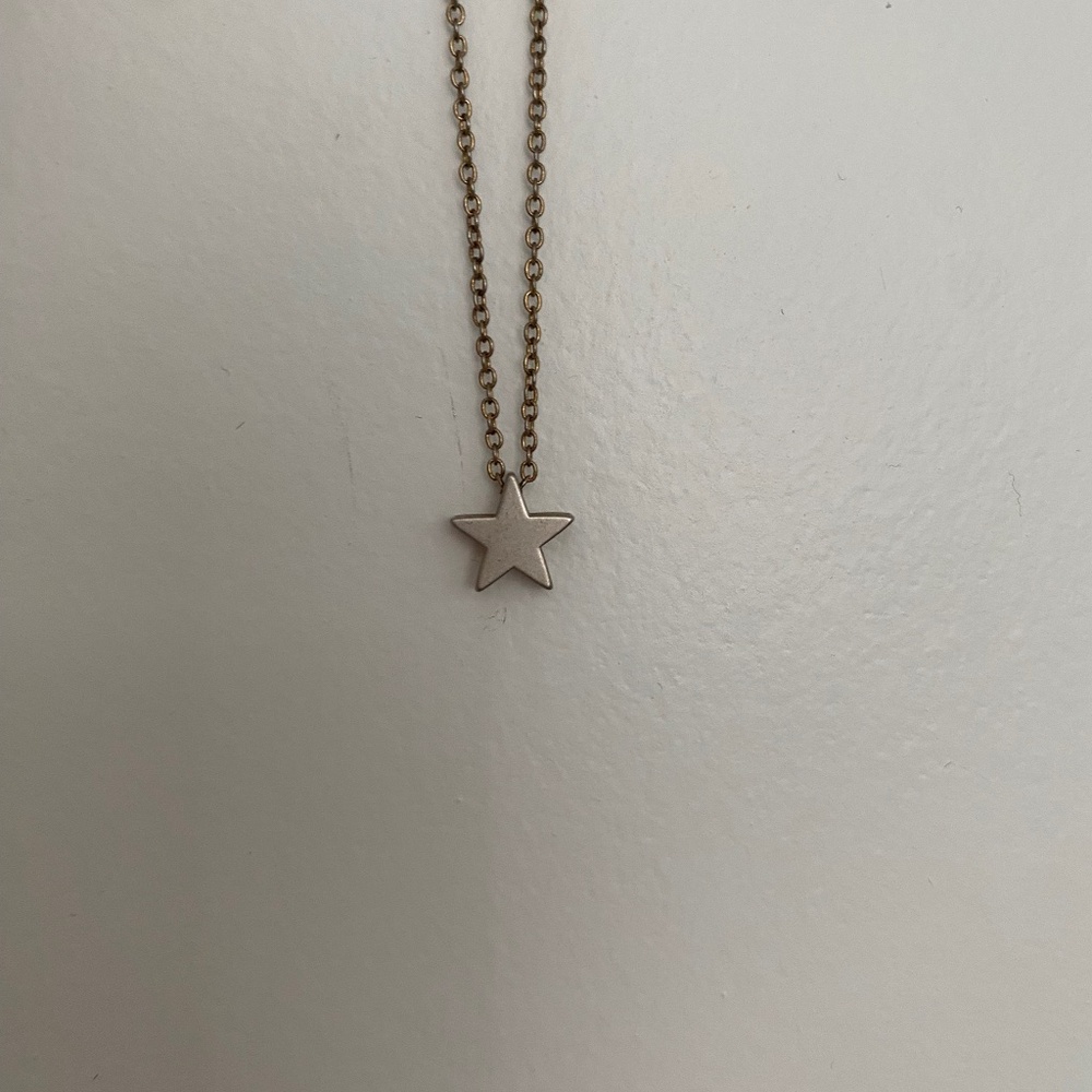 Two Tone Star Necklace